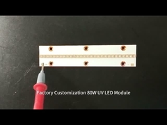 공장 UV LED 모듈 UV LED smd 원활한 스플레이싱 모듈을위한 80W 치료 조명